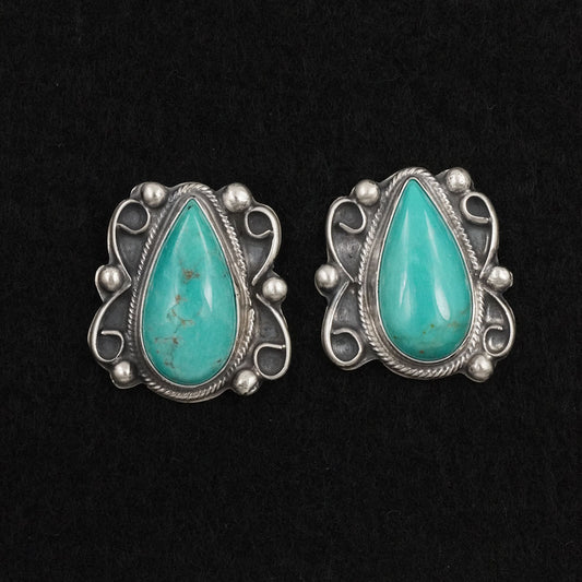 Kobe Martinez Turquoise & Sterling Silver Earrings