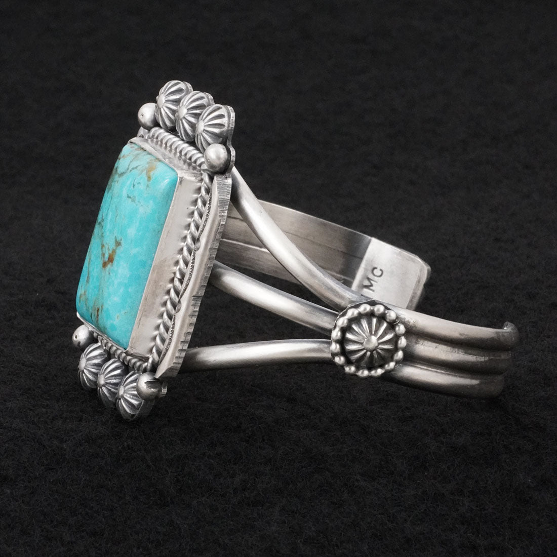 Michael Calladitto Turquoise & Sterling Silver Bracelet