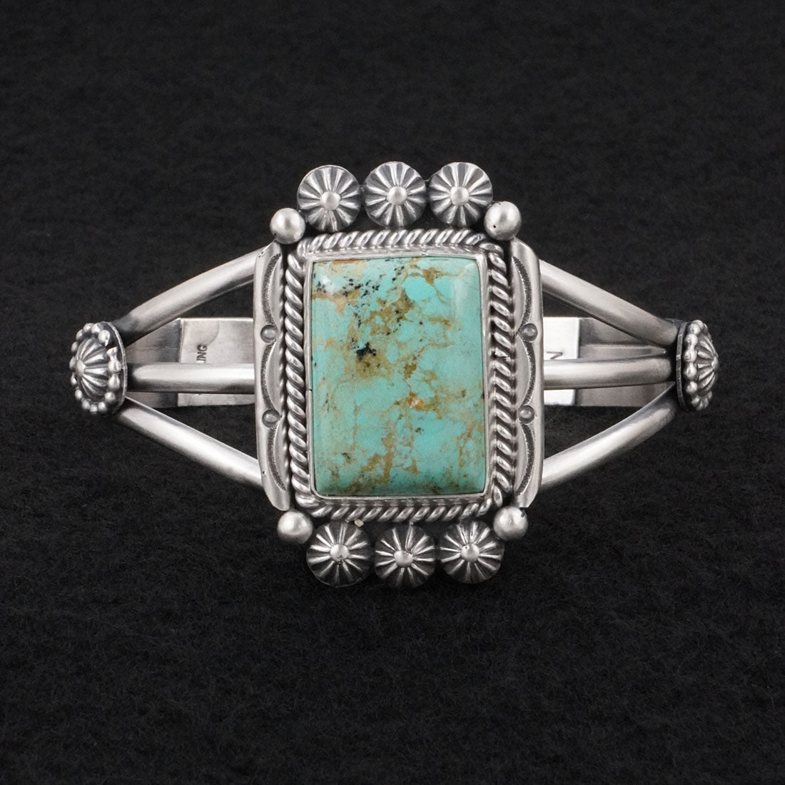 Michael Calladitto Turquoise & Sterling Silver Bracelet
