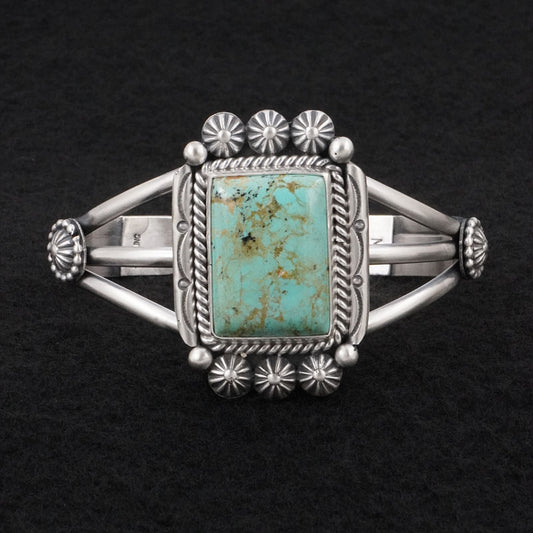 Michael Calladitto Turquoise & Sterling Silver Bracelet
