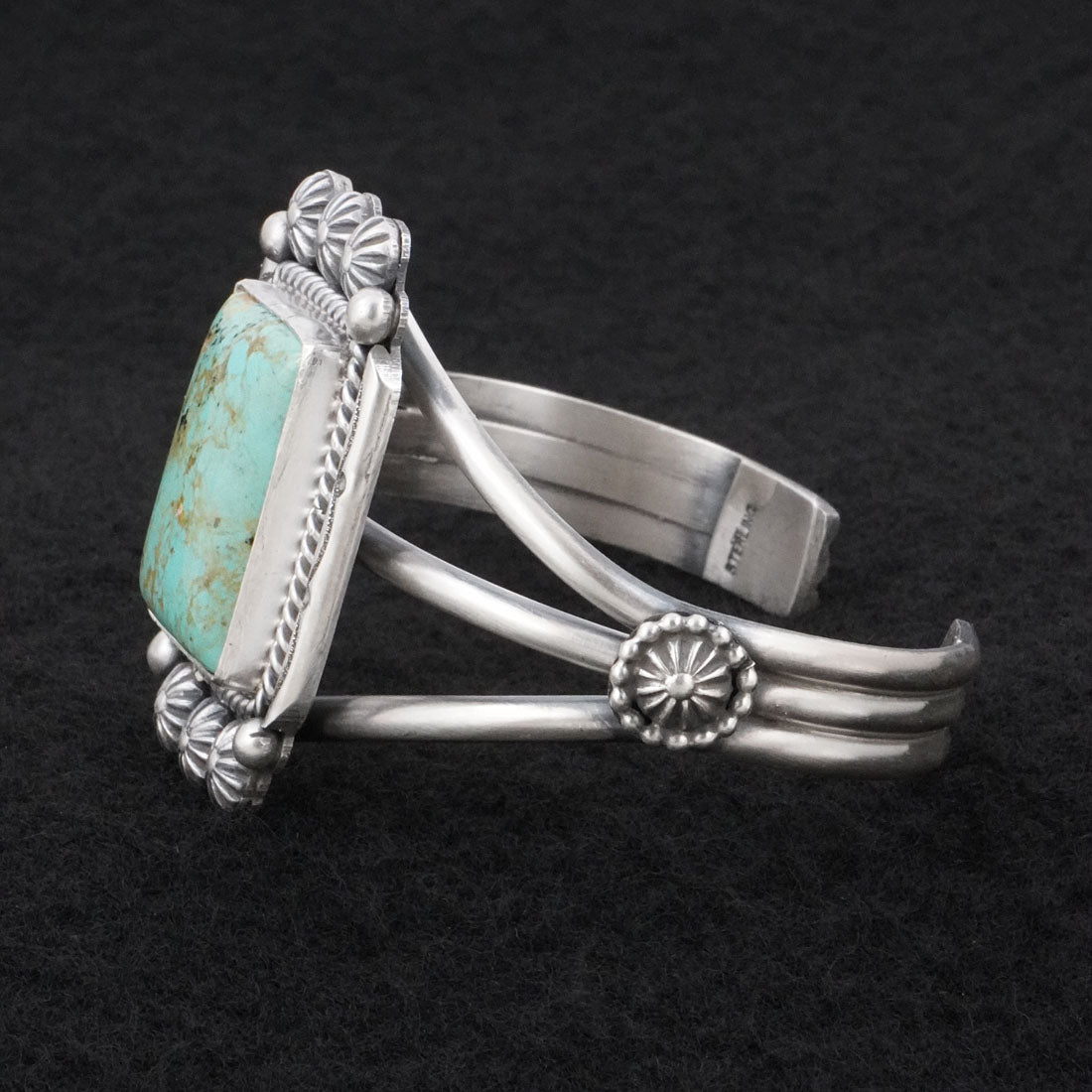 Michael Calladitto Turquoise & Sterling Silver Bracelet
