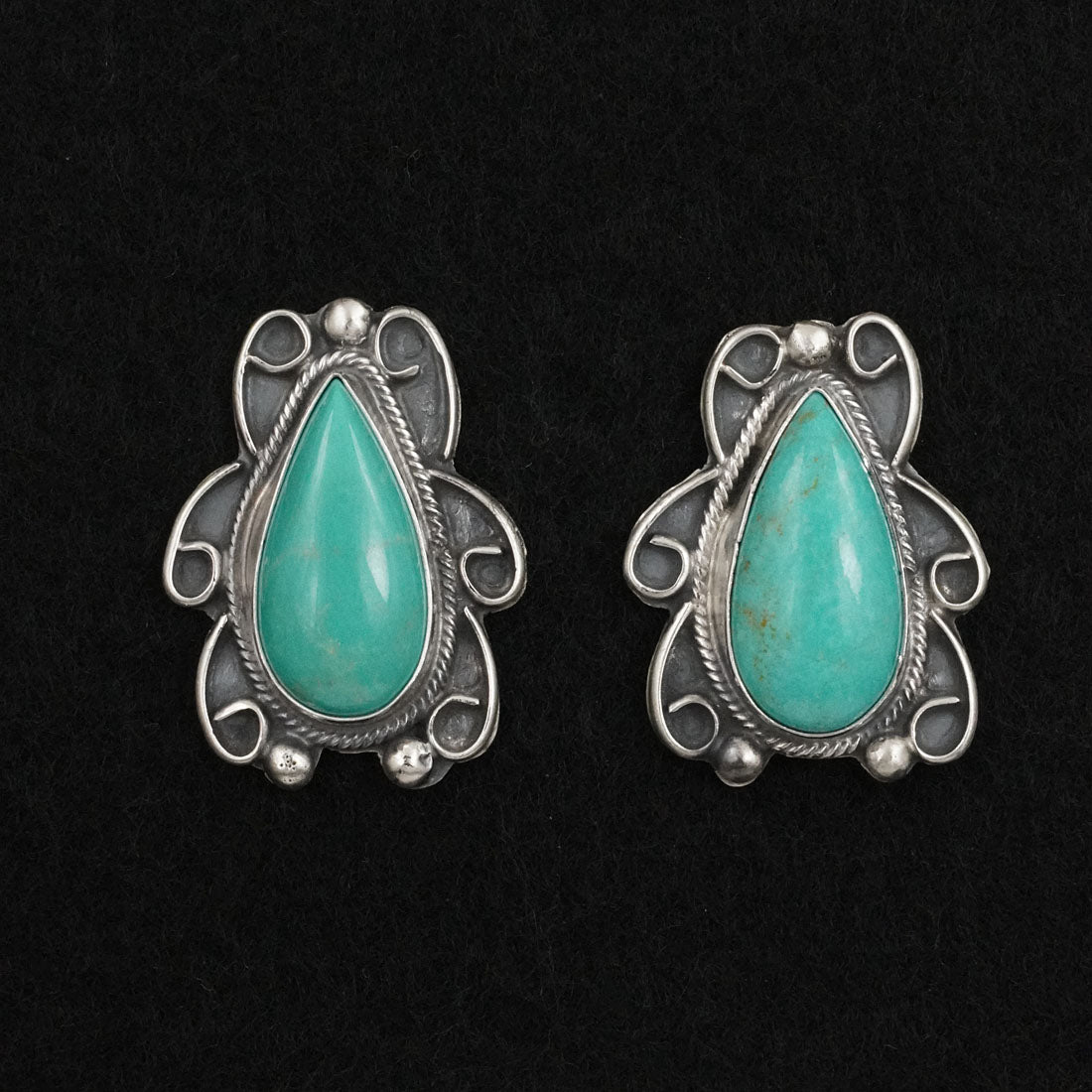 Kobe Martinez Turquoise & Sterling Silver Earrings