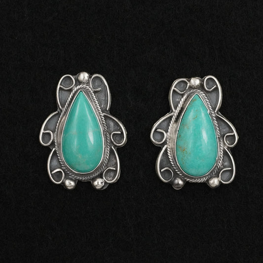Kobe Martinez Turquoise & Sterling Silver Earrings