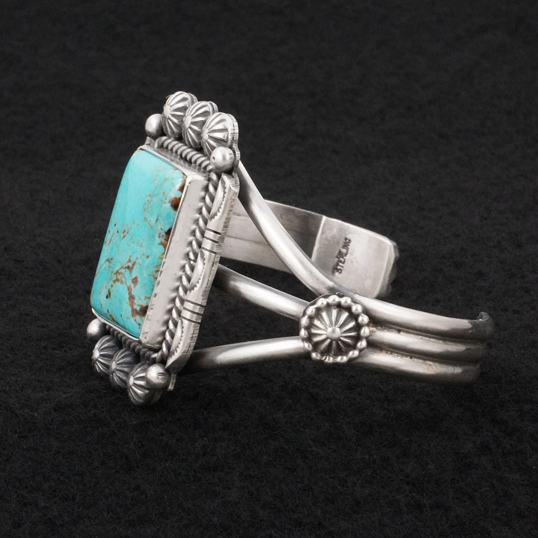 Michael Calladitto Turquoise & Sterling Silver Bracelet