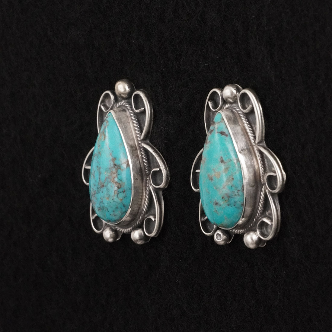 Kobe Martinez Turquoise & Sterling Silver Earrings