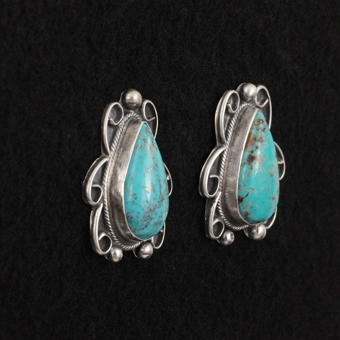 Kobe Martinez Turquoise & Sterling Silver Earrings