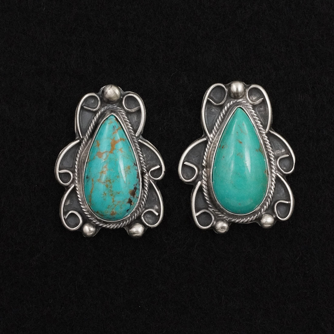 Kobe Martinez Turquoise & Sterling Silver Earrings