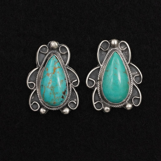 Kobe Martinez Turquoise & Sterling Silver Earrings