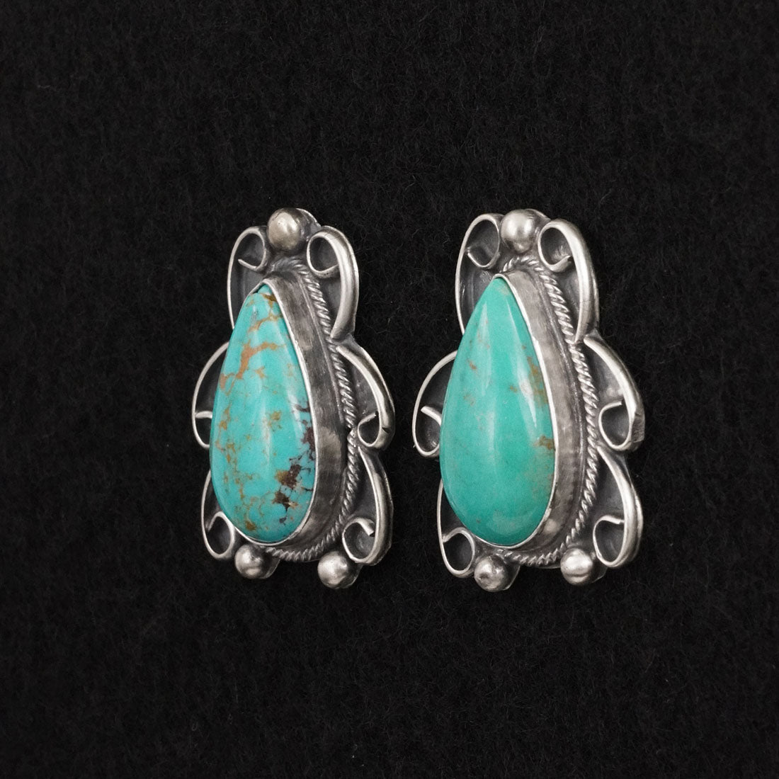 Kobe Martinez Turquoise & Sterling Silver Earrings