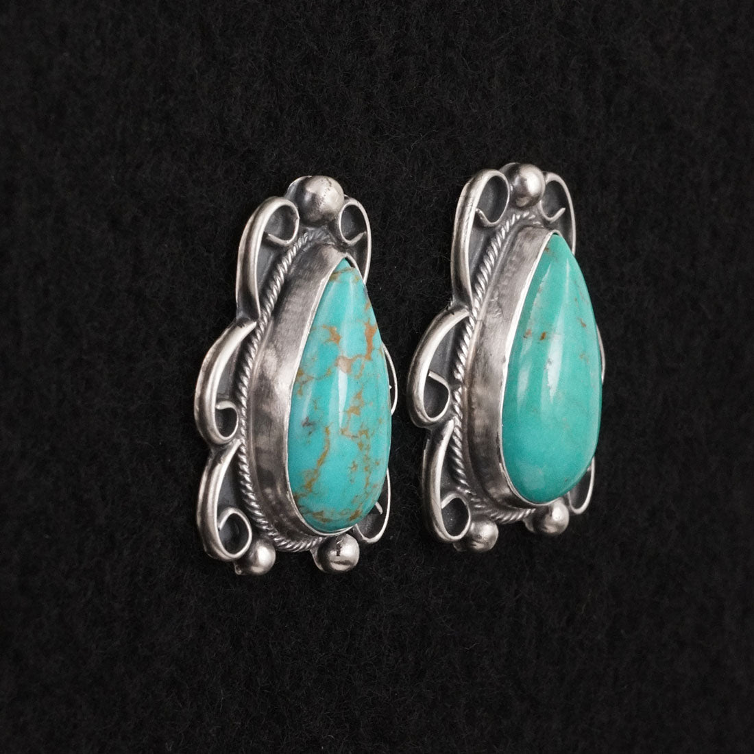 Kobe Martinez Turquoise & Sterling Silver Earrings