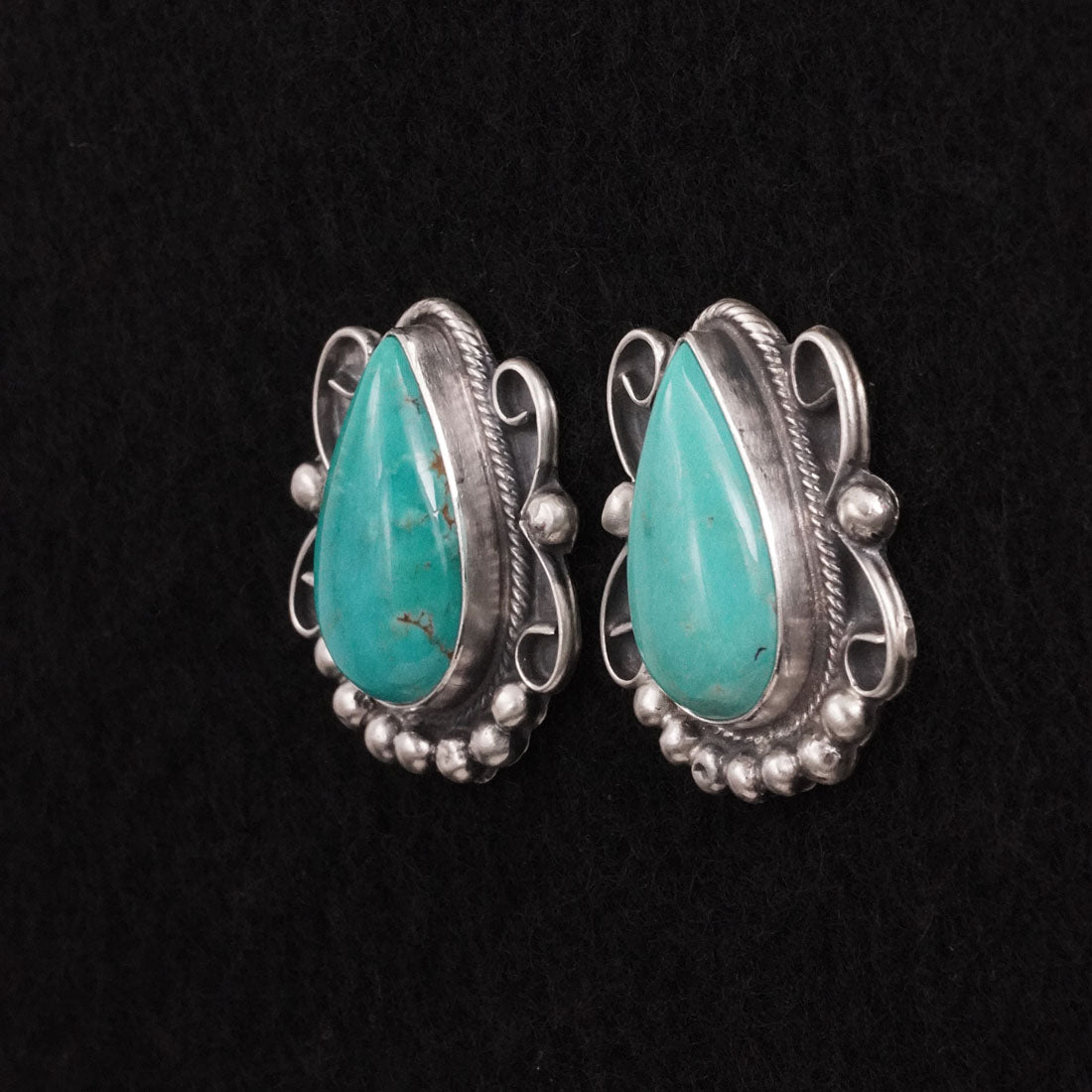 Kobe Martinez Turquoise & Sterling Silver Earrings