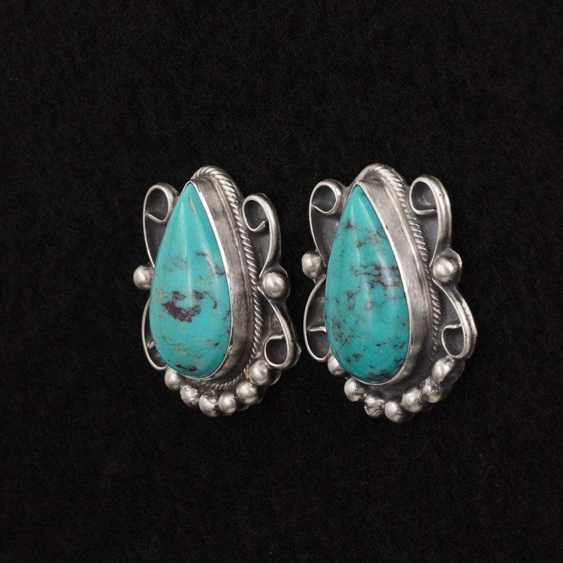 Kobe Martinez Turquoise & Sterling Silver Earrings
