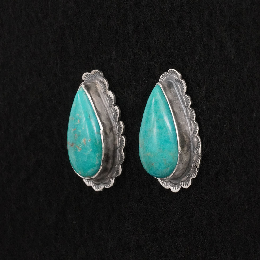 Carlos Francisco Turquoise & Sterling Silver Earrings