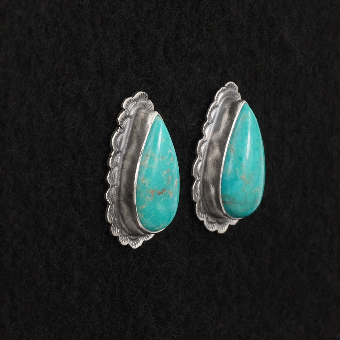 Carlos Francisco Turquoise & Sterling Silver Earrings