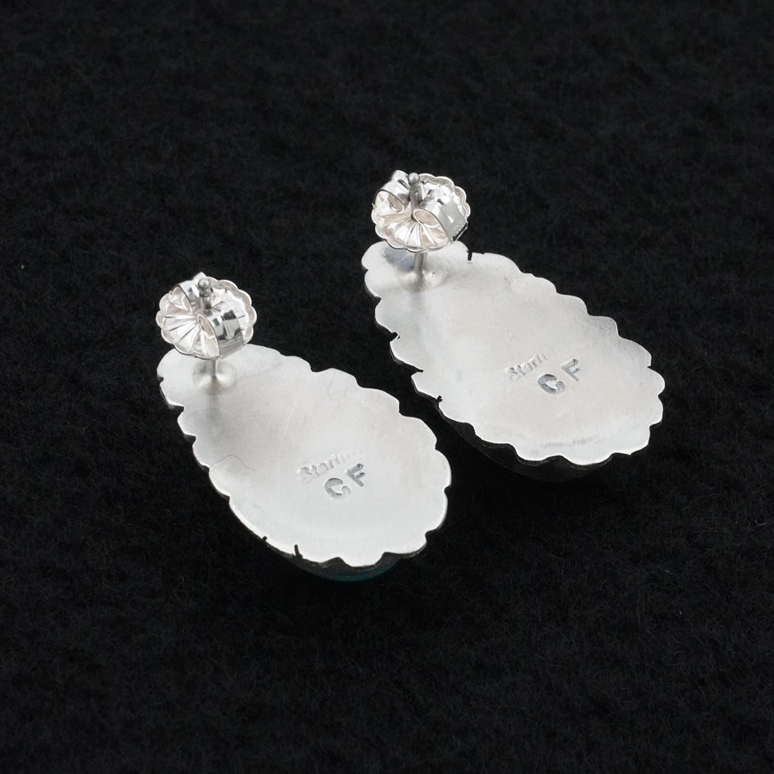Carlos Francisco Turquoise & Sterling Silver Earrings