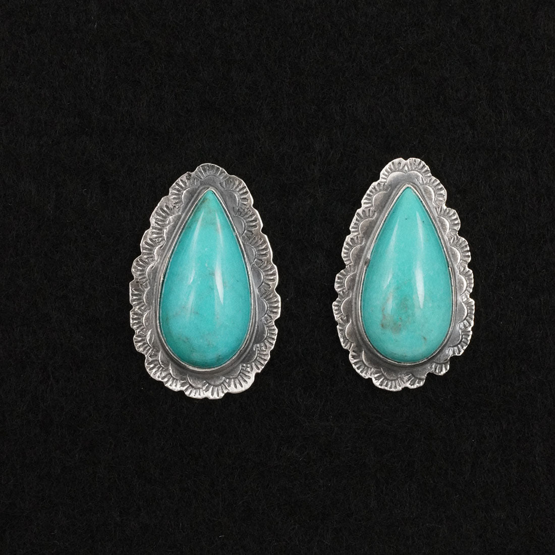 Carlos Francisco Turquoise & Sterling Silver Earrings