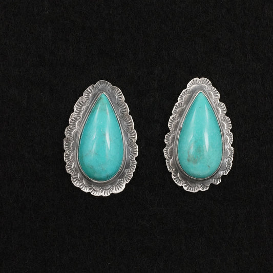 Carlos Francisco Turquoise & Sterling Silver Earrings