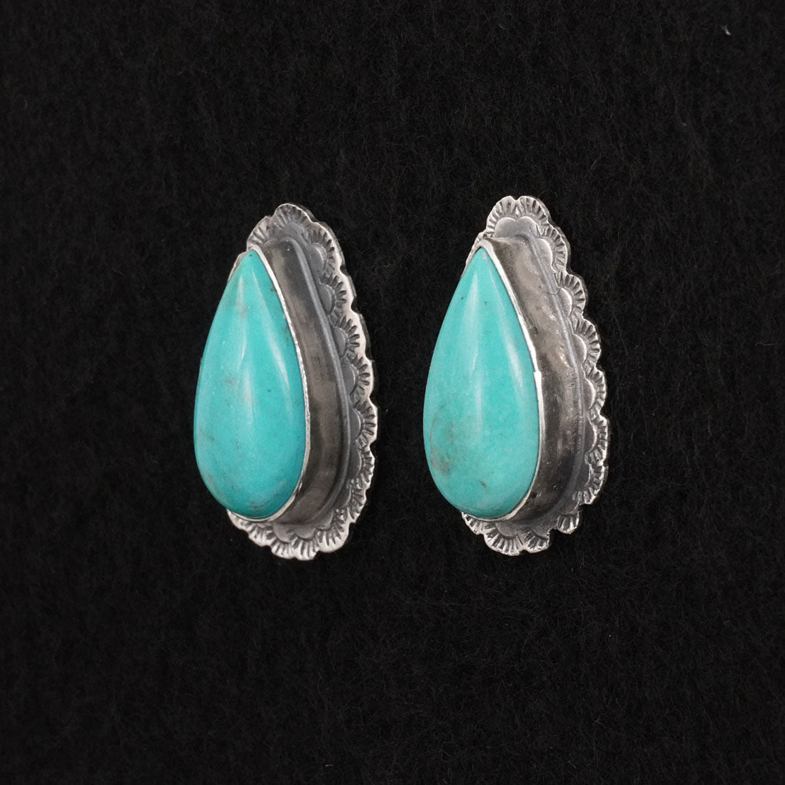 Carlos Francisco Turquoise & Sterling Silver Earrings