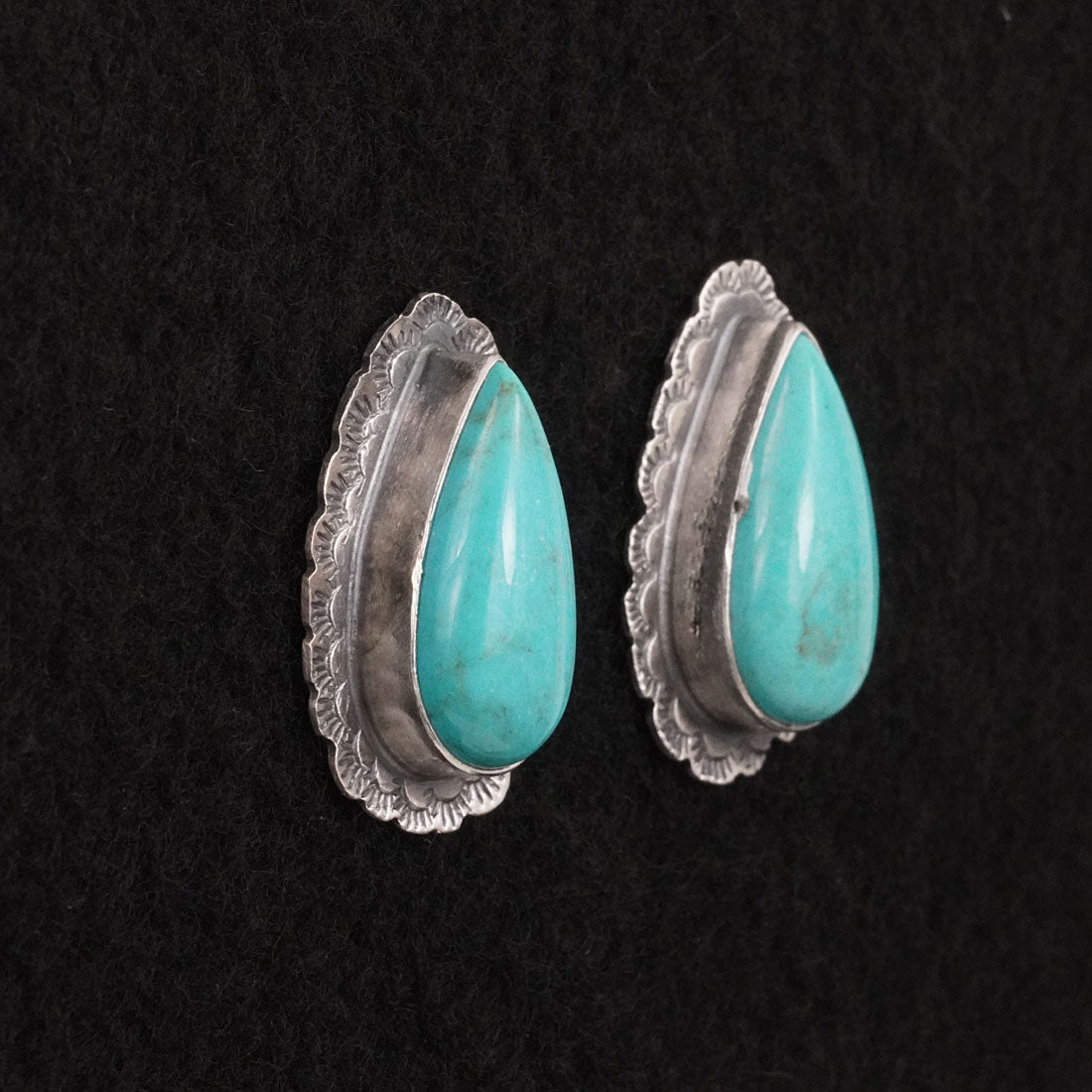 Carlos Francisco Turquoise & Sterling Silver Earrings