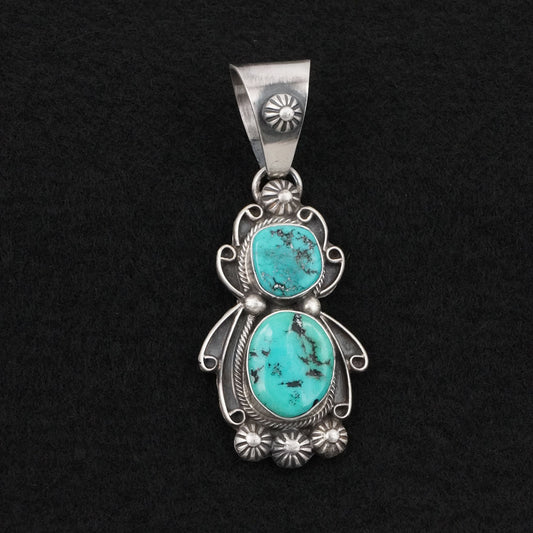 Kathleen Livingston Turquoise & Sterling Silver Pendant