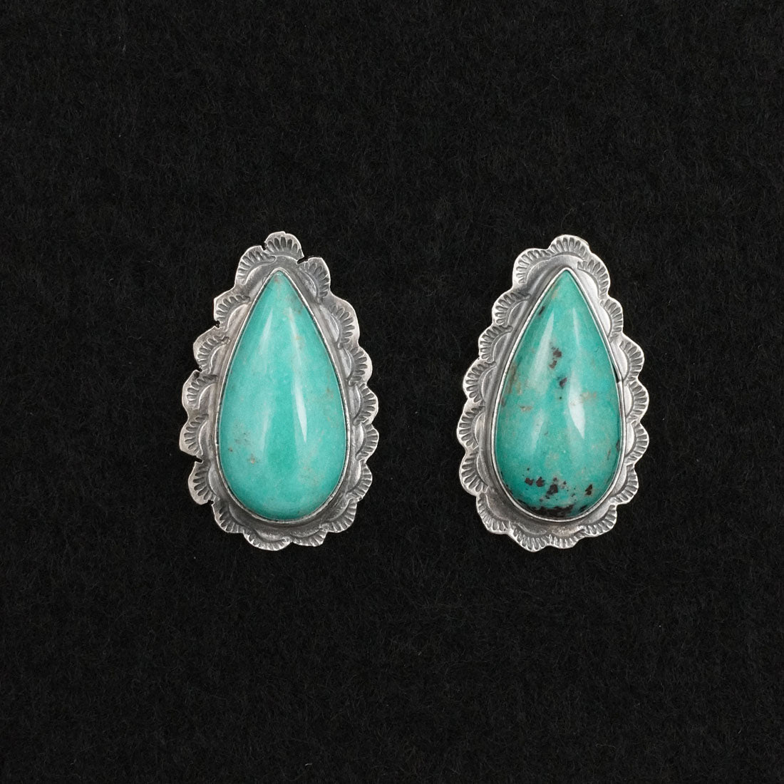 Carlos Francisco Turquoise & Sterling Silver Earrings