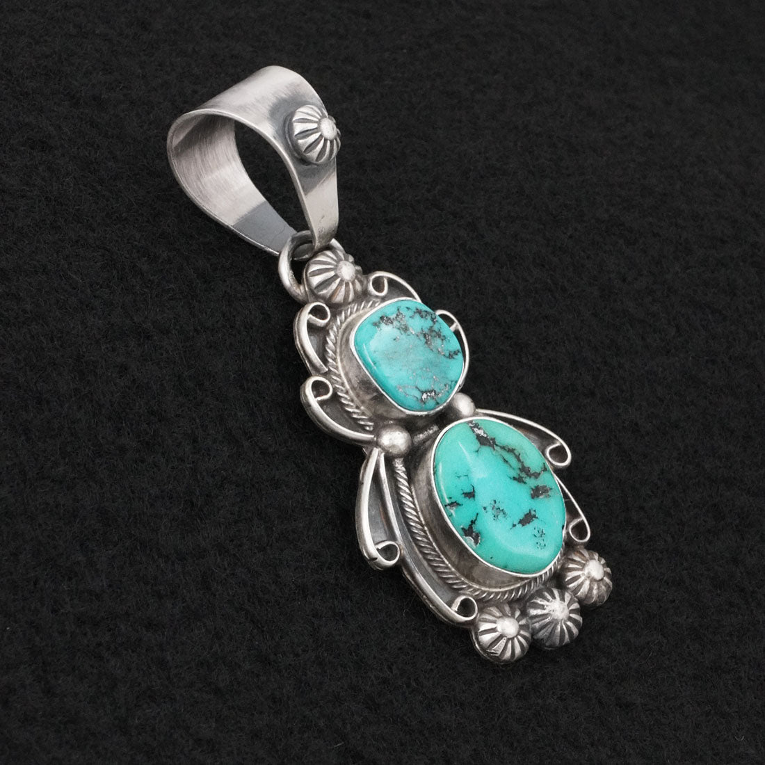 Kathleen Livingston Turquoise & Sterling Silver Pendant