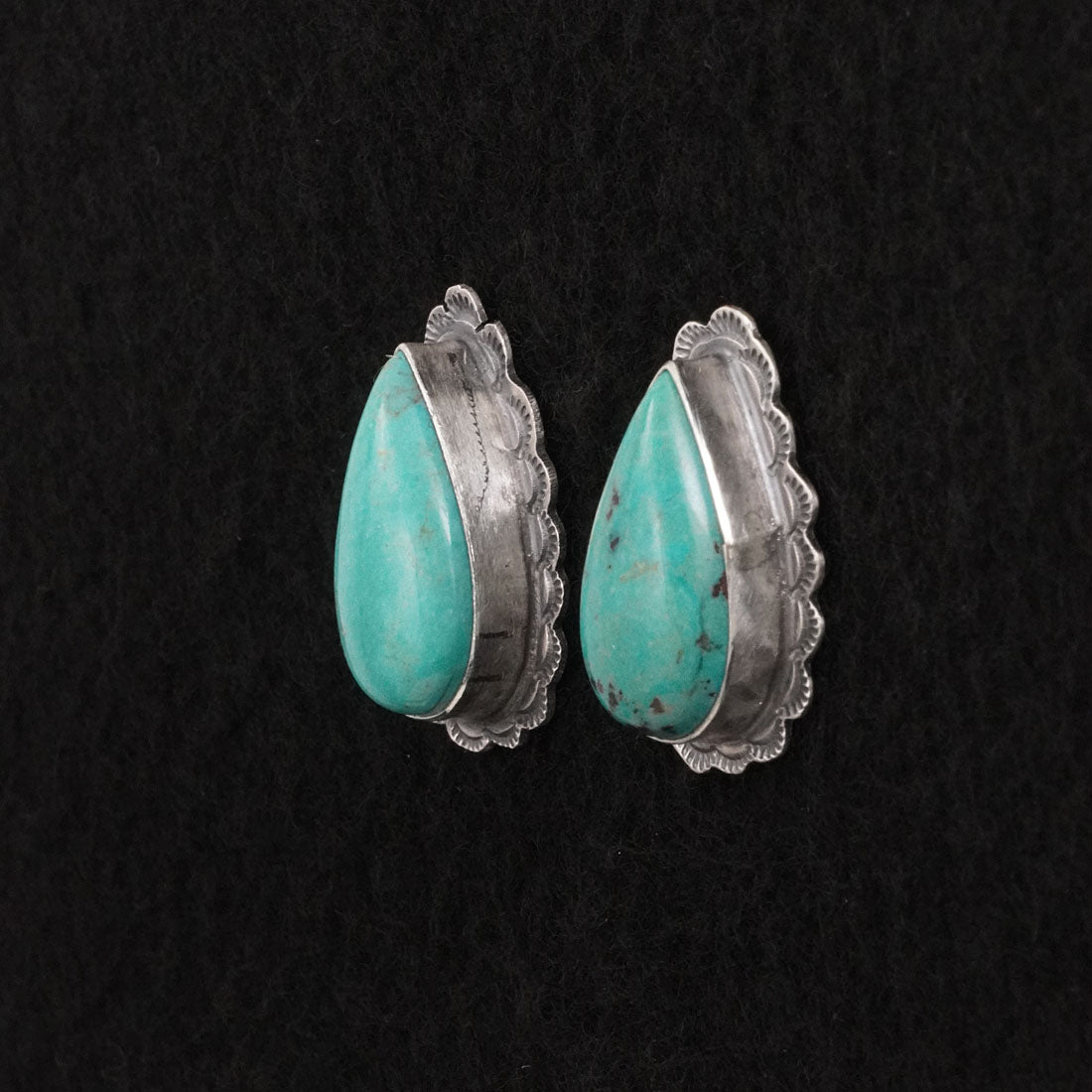 Carlos Francisco Turquoise & Sterling Silver Earrings