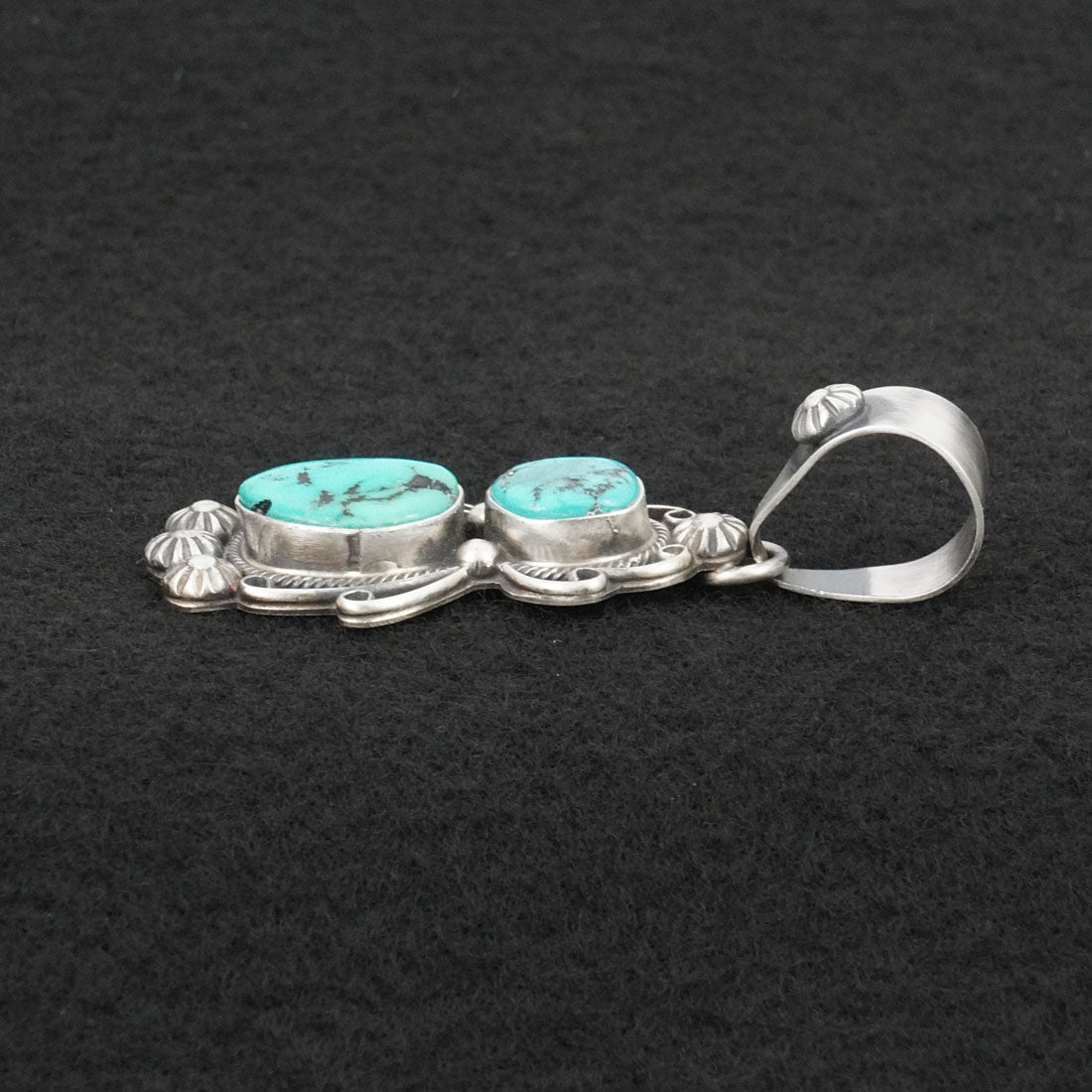 Kathleen Livingston Turquoise & Sterling Silver Pendant