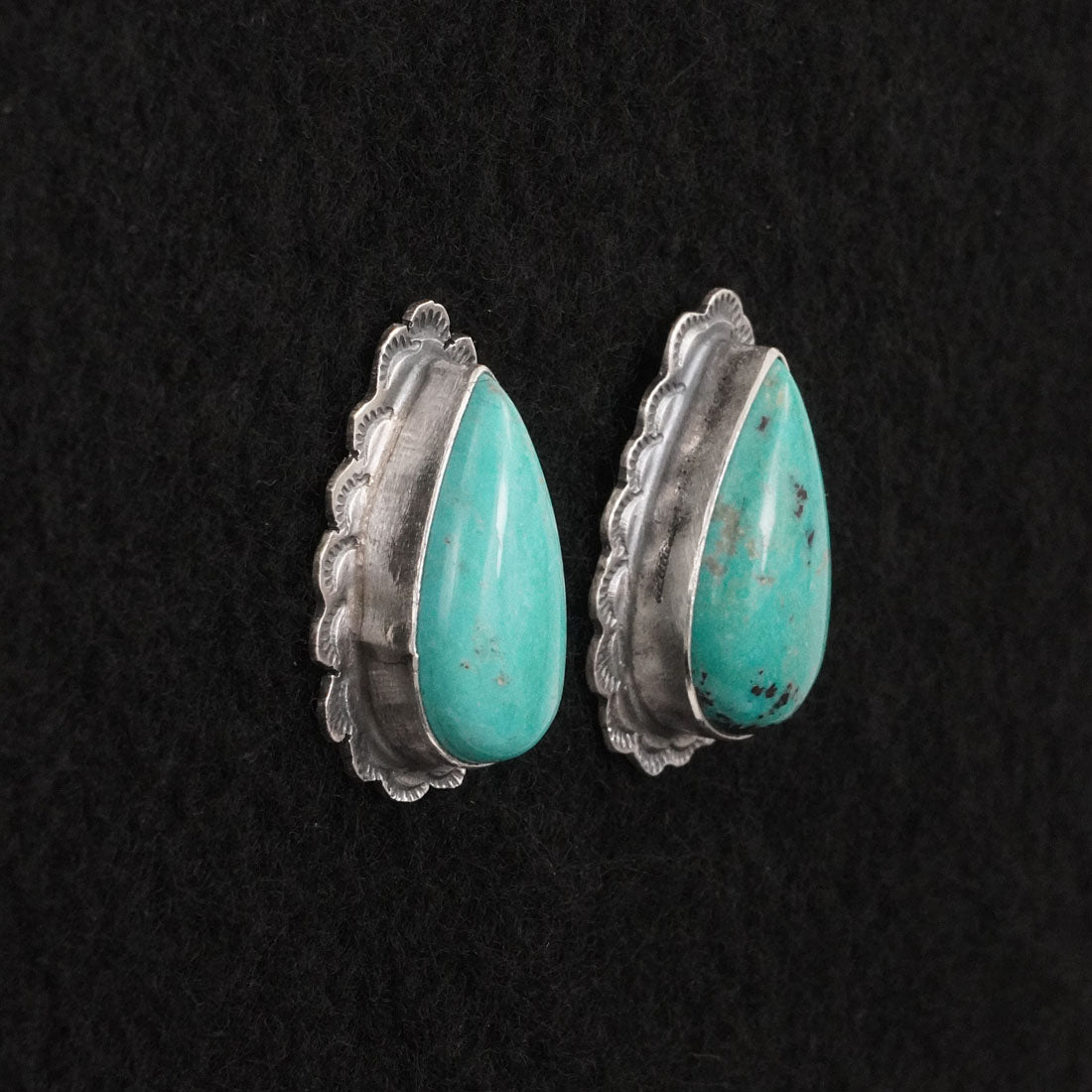 Carlos Francisco Turquoise & Sterling Silver Earrings
