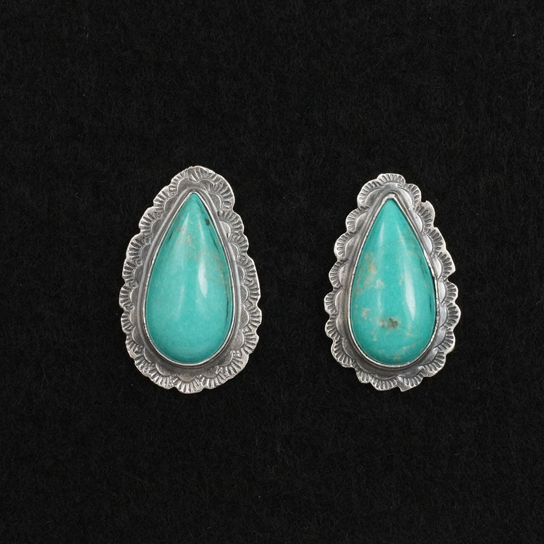 Carlos Francisco Turquoise & Sterling Silver Earrings