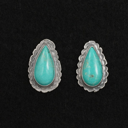Carlos Francisco Turquoise & Sterling Silver Earrings