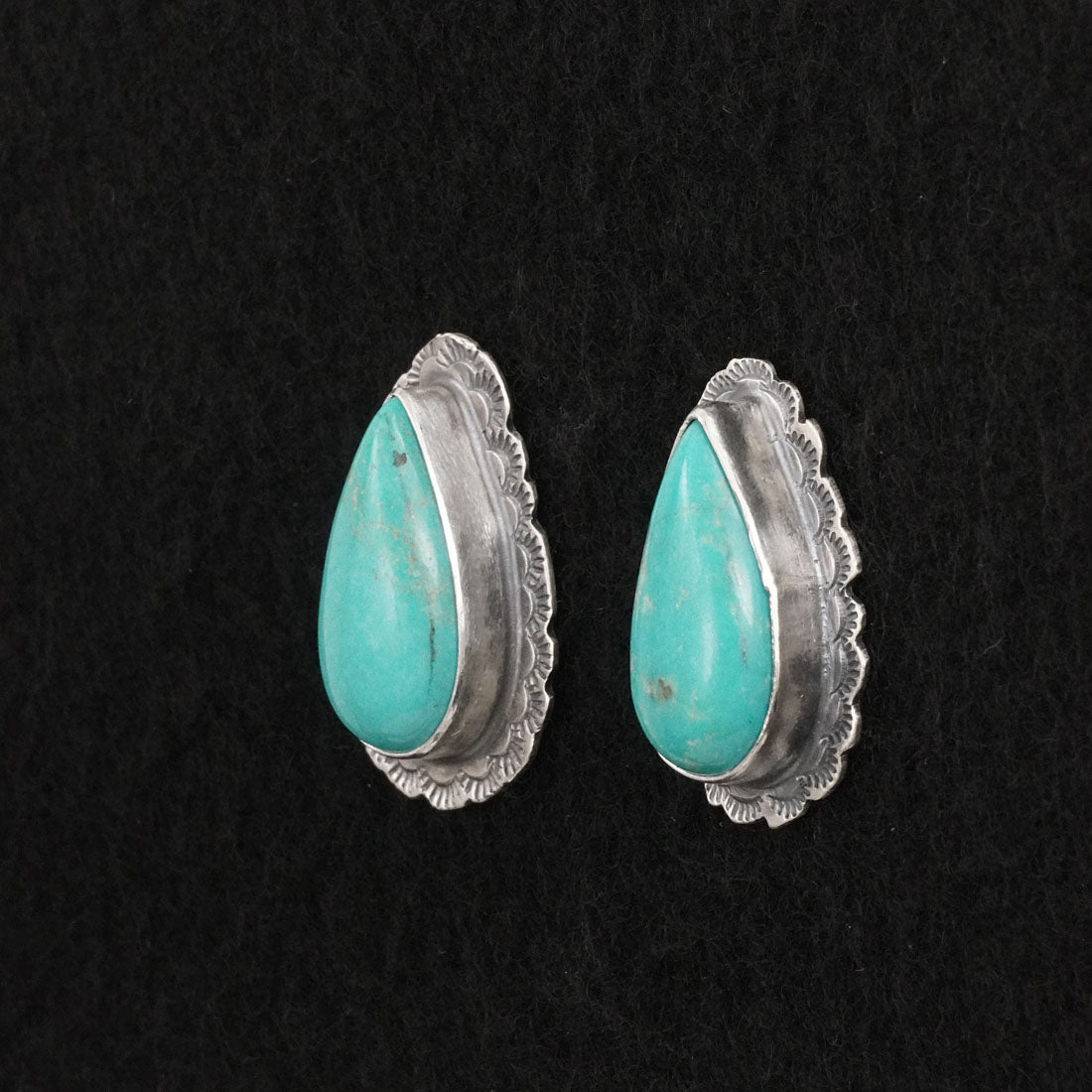 Carlos Francisco Turquoise & Sterling Silver Earrings