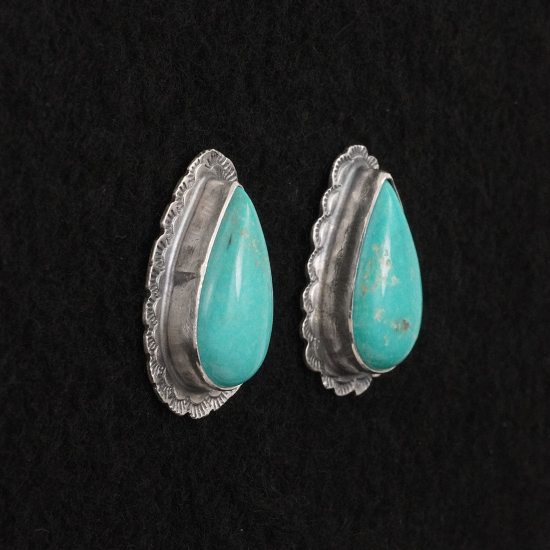 Carlos Francisco Turquoise & Sterling Silver Earrings