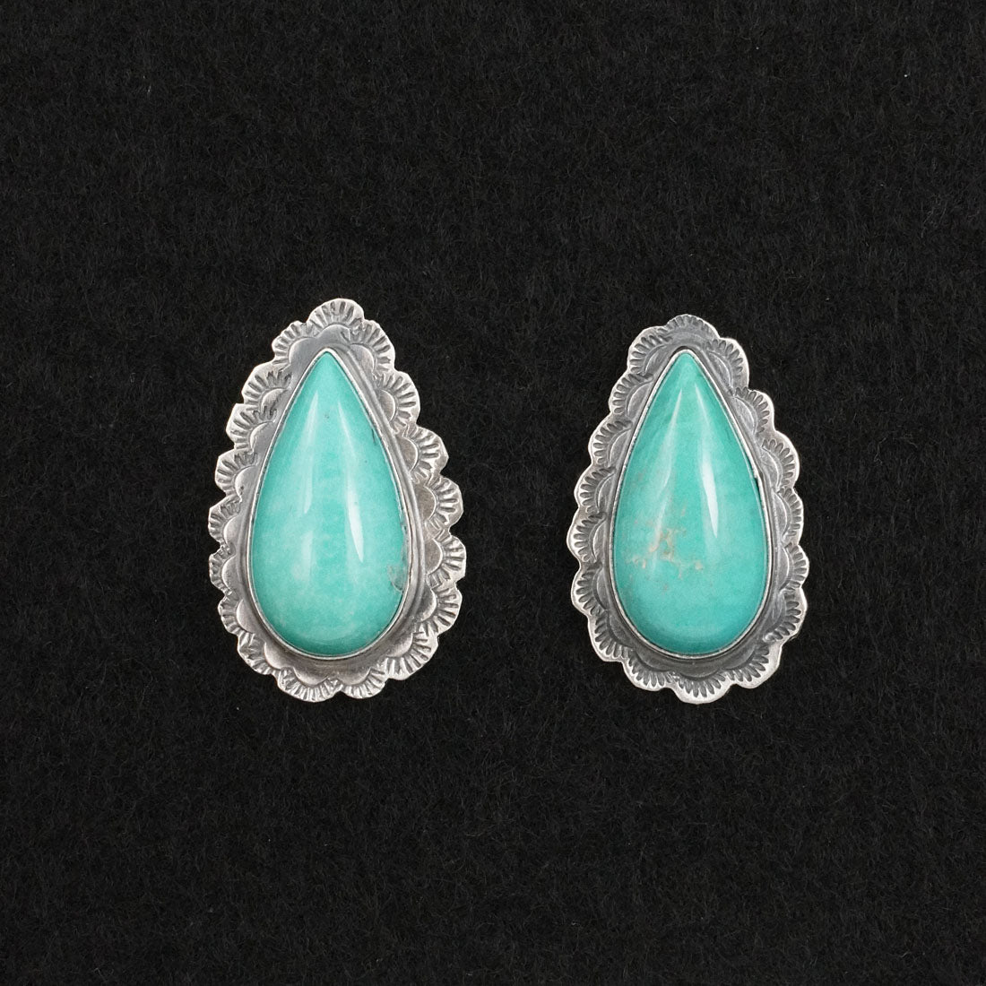 Carlos Francisco Turquoise & Sterling Silver Earrings