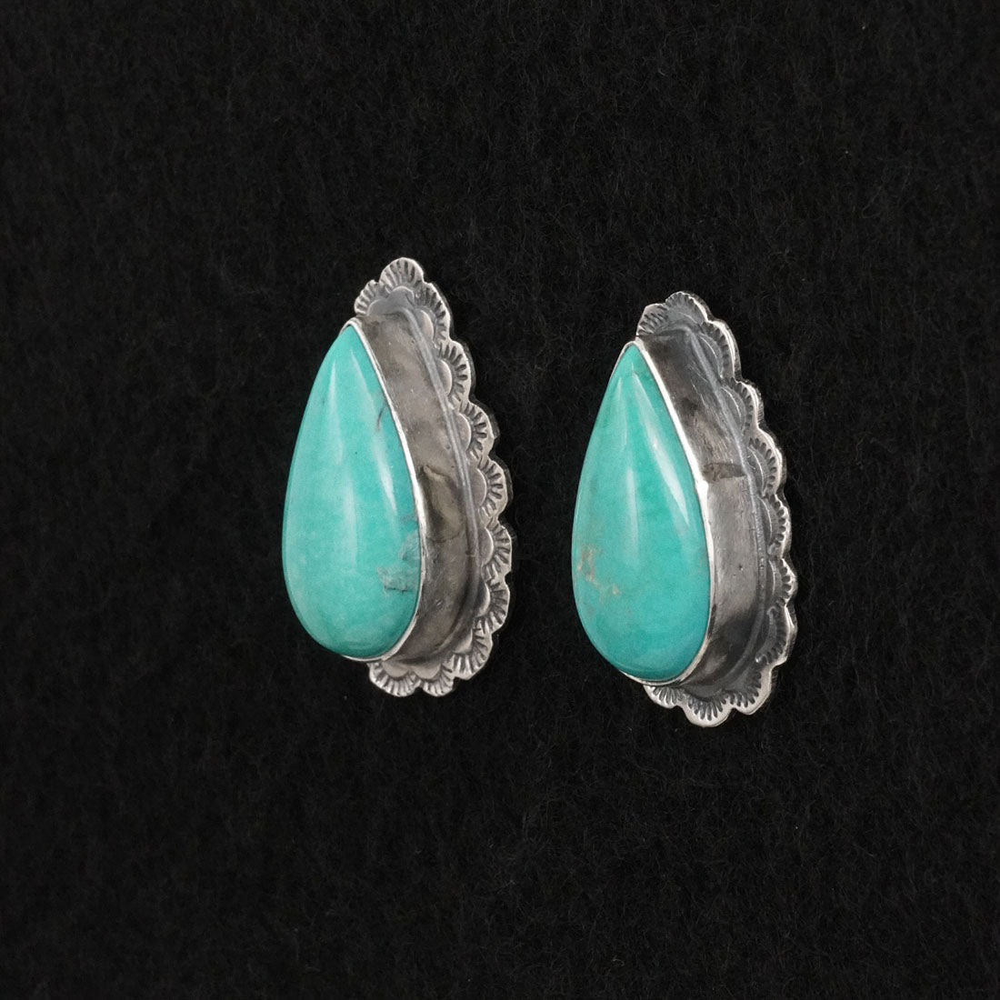 Carlos Francisco Turquoise & Sterling Silver Earrings
