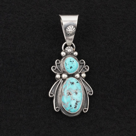 Kathleen Livingston Turquoise & Sterling Silver Pendant