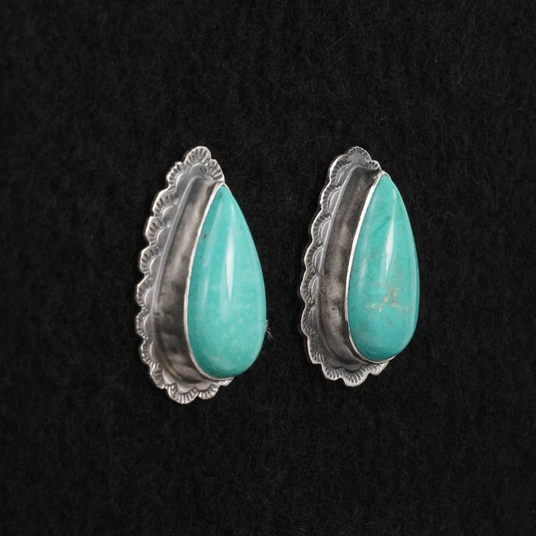 Carlos Francisco Turquoise & Sterling Silver Earrings
