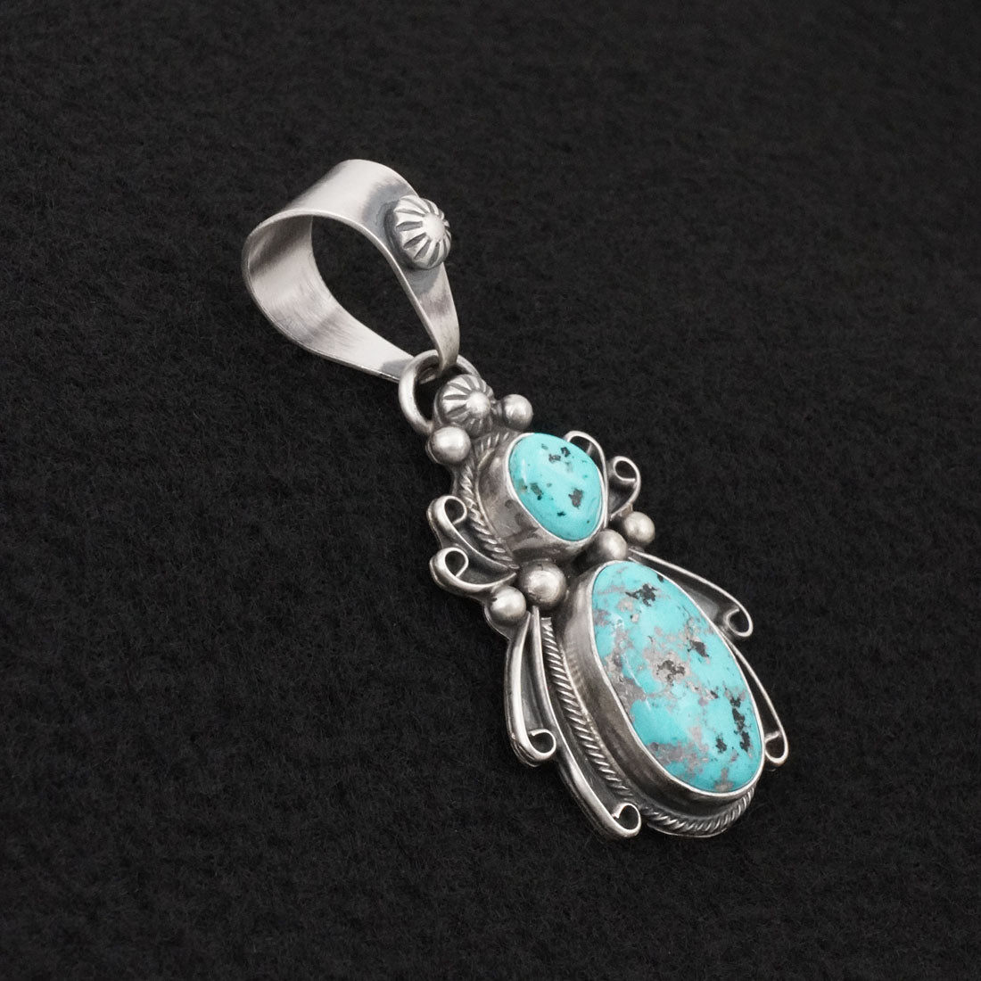 Kathleen Livingston Turquoise & Sterling Silver Pendant