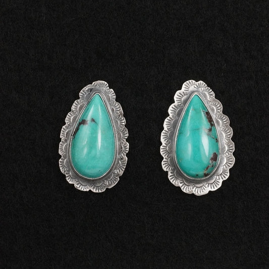 Carlos Francisco Turquoise & Sterling Silver Earrings