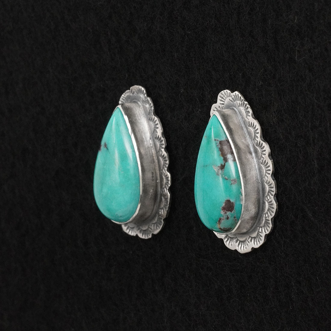 Carlos Francisco Turquoise & Sterling Silver Earrings