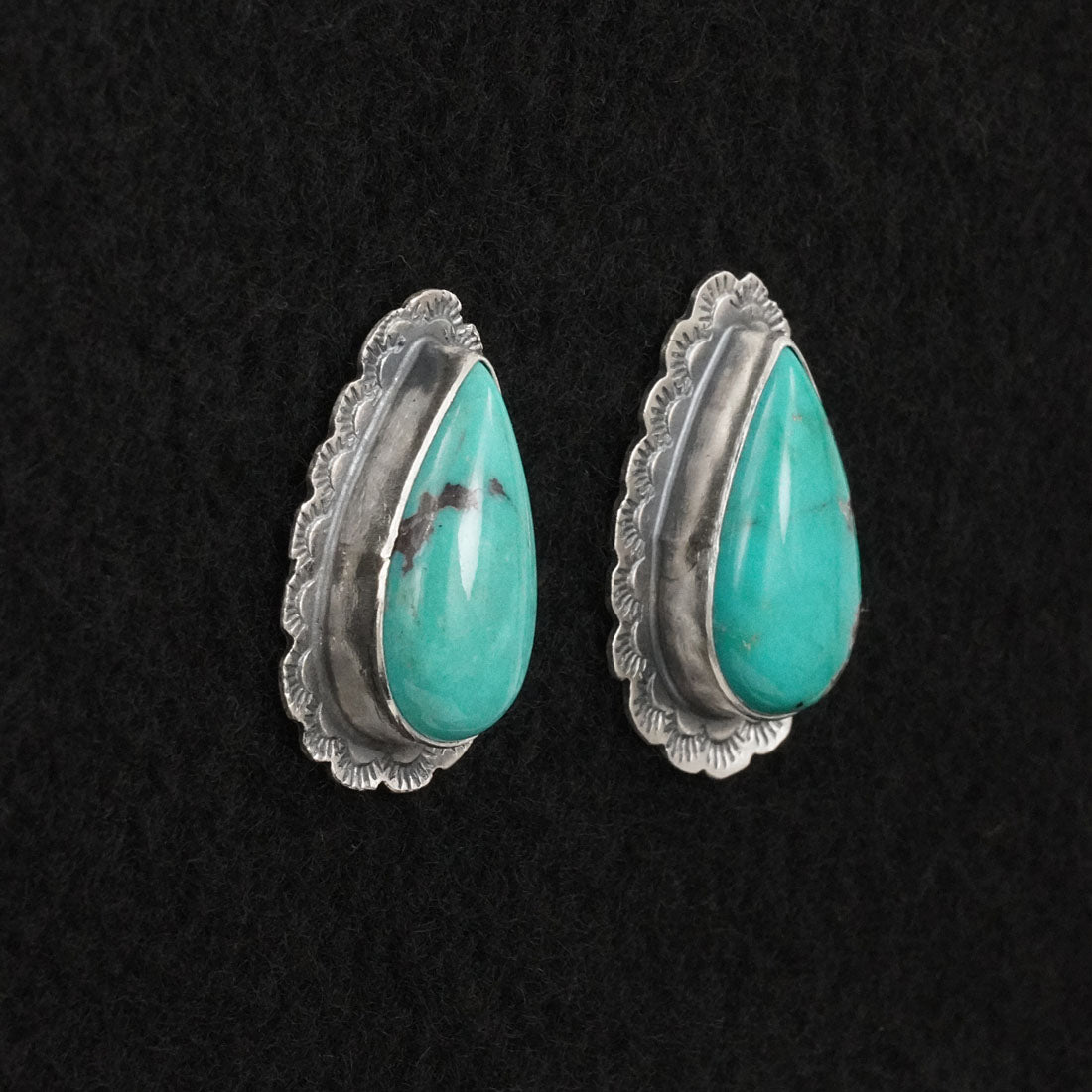 Carlos Francisco Turquoise & Sterling Silver Earrings