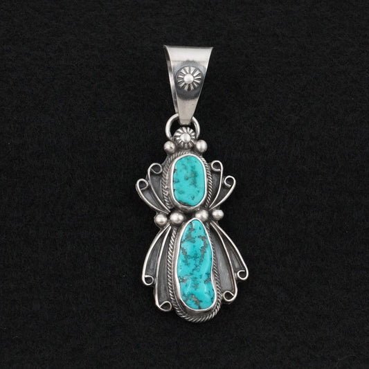 Kathleen Livingston Turquoise & Sterling Silver Pendant