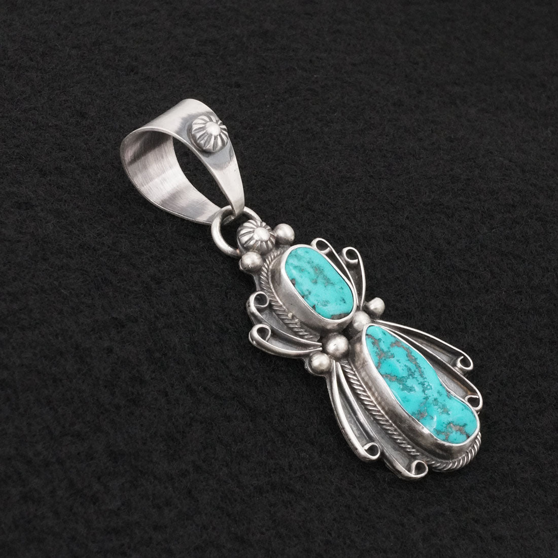 Kathleen Livingston Turquoise & Sterling Silver Pendant