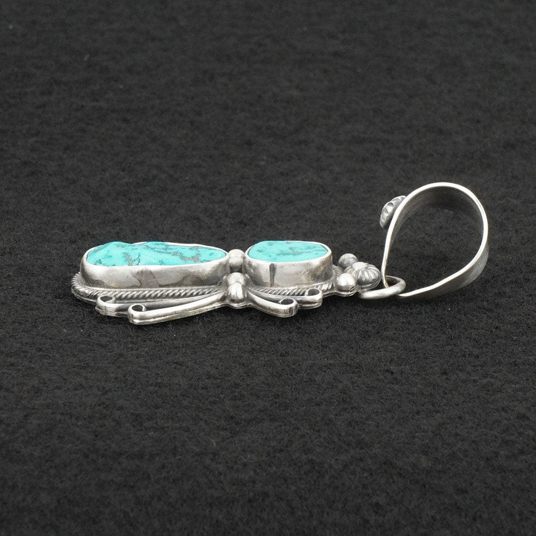 Kathleen Livingston Turquoise & Sterling Silver Pendant