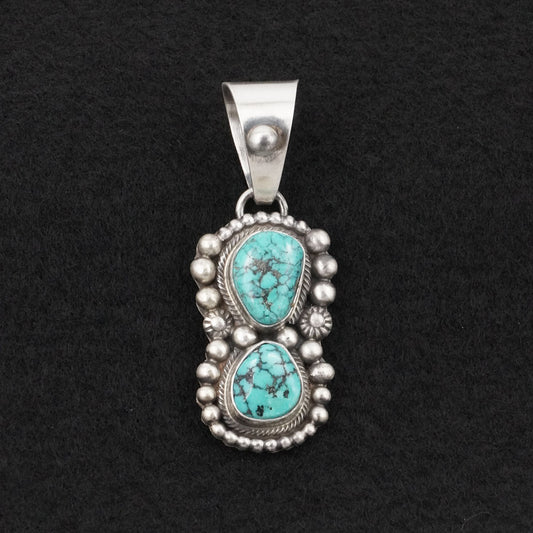Kathleen Livingston Turquoise & Sterling Silver Pendant