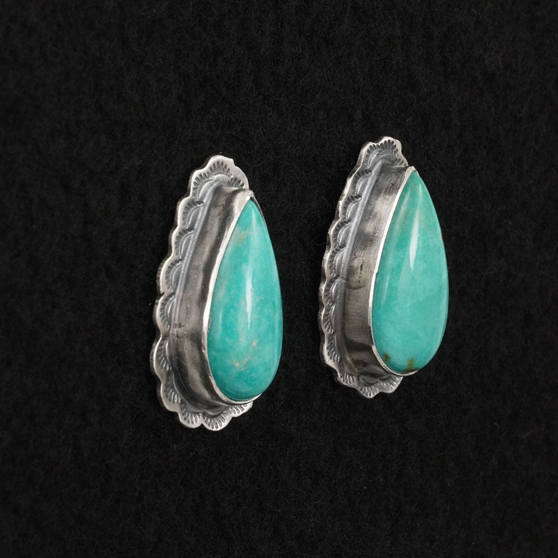 Carlos Francisco Turquoise & Sterling Silver Earrings