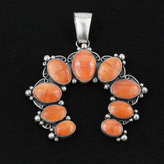 Paul Livingston Spiny Oyster & Sterling Silver Pendant