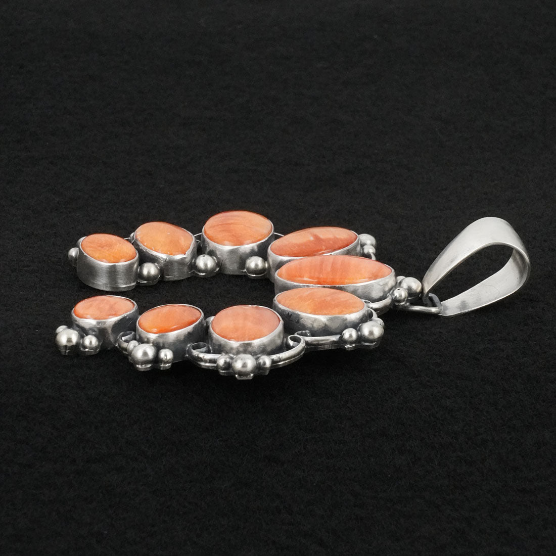Paul Livingston Spiny Oyster & Sterling Silver Pendant