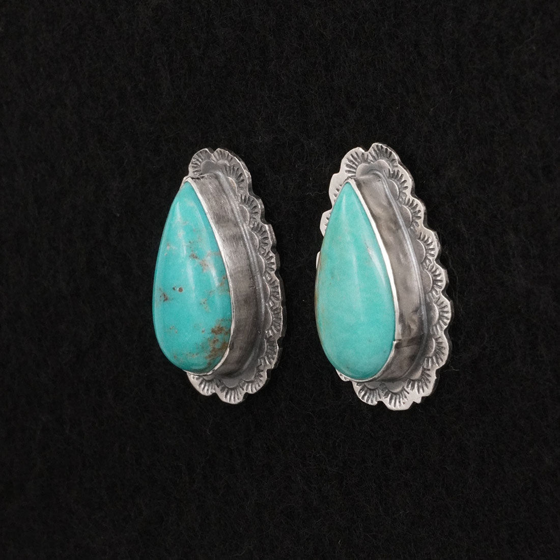 Carlos Francisco Turquoise & Sterling Silver Earrings