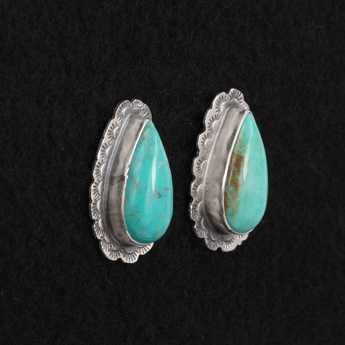 Carlos Francisco Turquoise & Sterling Silver Earrings